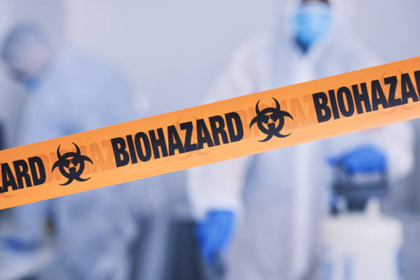 Professional Biohazard Cleanup technician working in Table Rock, NE